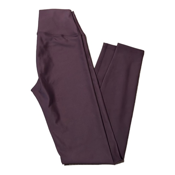 Peloton Burgundy High Waist Full Length Show Up Leggings Activewear Size S - Picture 7 of 10